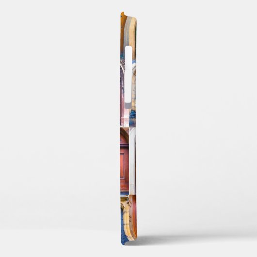 チェコのプラハの中世の玄関ドアのコラージュ  Case-Mate iPhoneケース (裏面 / 左)