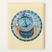 チェコのプラハ天文時計に近づく。 プランナー手帳 (裏面)