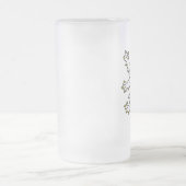 チェコのボヘミアのライオンのマグ フロストグラスビールジョッキ (中央)