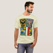 チェコのモラヴィア地方 Tシャツ (正面フル)