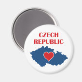 チェコの地図 マグネット (正面/裏面)