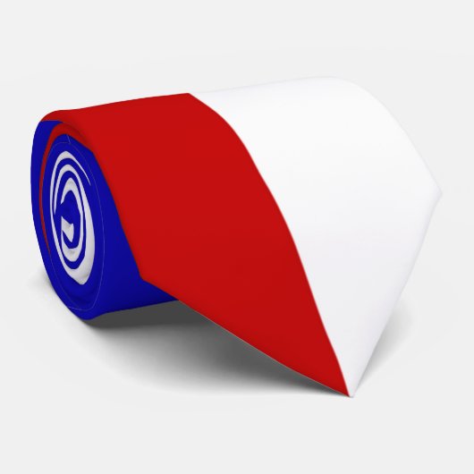 チェコの旗 ネクタイ (ロール)