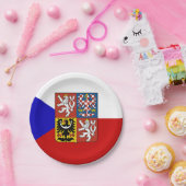 チェコの旗 ペーパープレート (パーティー)