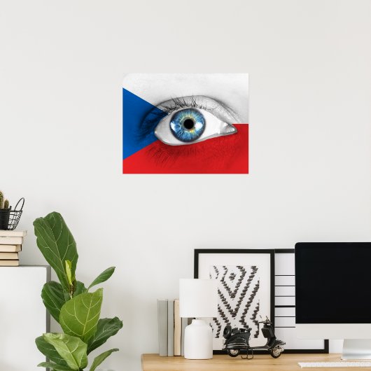 チェコの目 ポスター (ホームオフィス)