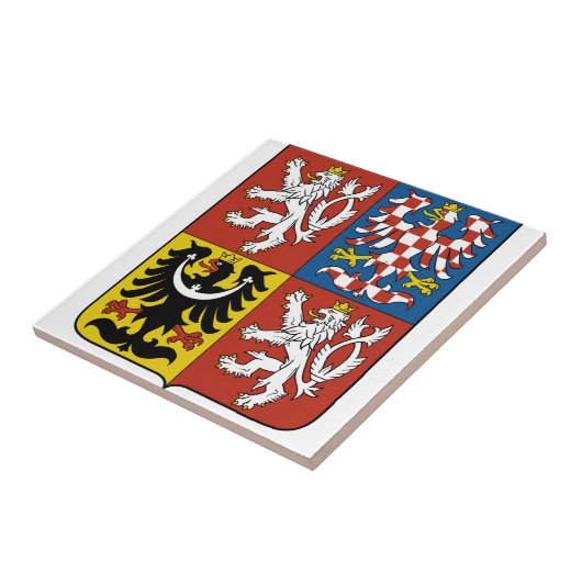 チェコの紋章 タイル (側面)