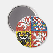 チェコの紋章 マグネット (正面/裏面)