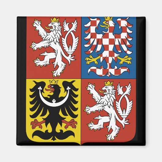 チェコの紋章 マグネット (正面)