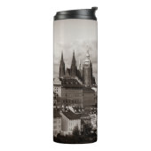 チェコの聖ヴィタス大聖堂を持つプラハ城  タンブラー (回転左)