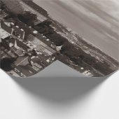 チェコの聖ヴィタス大聖堂を持つプラハ城  ラッピングペーパー (角)