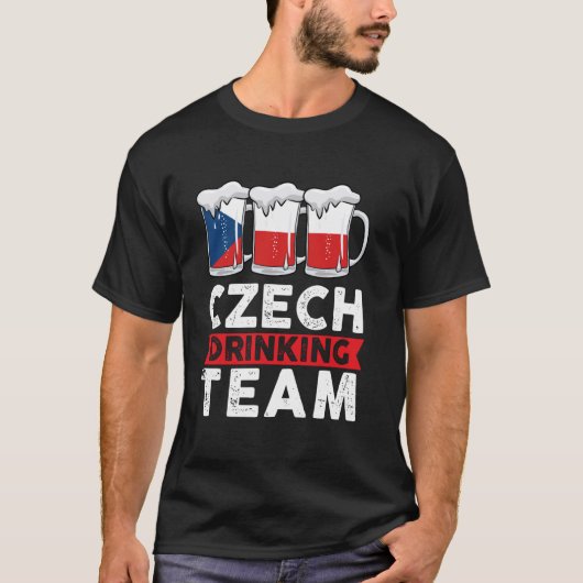 チェコの飲みチーム Tシャツ (正面)