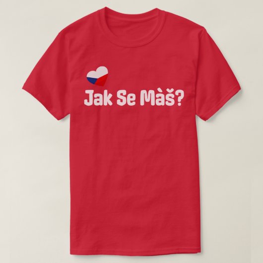 チェコジャックセマスグリーティング Tシャツ (デザイン正面)