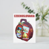 チェコスロバキアのすべての季節、ヴィンテージ旅行 ポストカード (スタンド正面)
