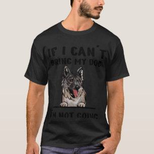 チェコスロバキアもし犬は私の犬を持って来ることができない私はNo Tシャツ