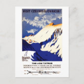 チェコスロバキアを訪問 ポストカード (正面)