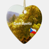 チェコスロバキア共和国のオーナメント セラミックオーナメント (右)