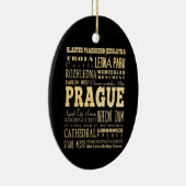 チェコスロバキア共和国のタイポグラフィの芸術のプラハ都市 セラミックオーナメント (右)