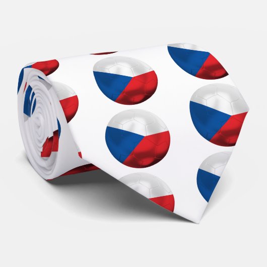 チェコスロバキア共和国のフットボール ネクタイ (ロール)