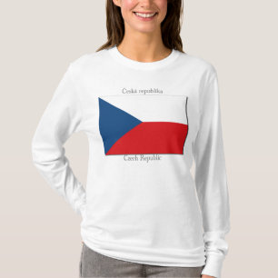 チェコスロバキア共和国のワイシャツの旗 Tシャツ