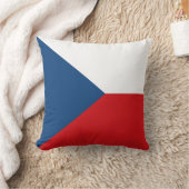 チェコスロバキア共和国の旗の枕 クッション (ブランケット)