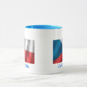 チェコスロバキア共和国の旗 マグカップ (中央)