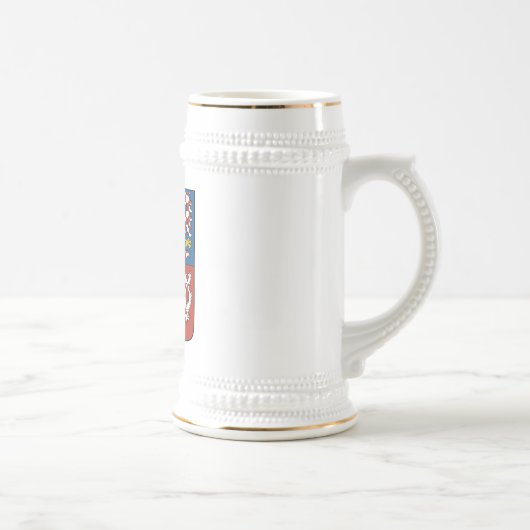 チェコスロバキア共和国の紋章付き外衣 ビールジョッキ (右)