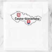 チェコスロバキア共和国 長方形シール (バッグ)
