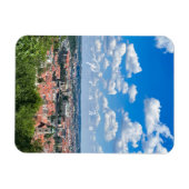 チェコプラハ。息をのむようなビューケースマット マグネット (横)