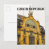 チェコリパブリック・グランドホテルエウロパ ポストカード (正面/裏面)