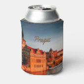 チェコ共和国のプラハの首都 缶クーラー (缶裏面)