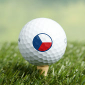 チェコ共和国の国旗記号（陸軍mi） ゴルフボール (インサイチュ 木)