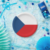 チェコ共和国の旗 ペーパープレート (パーティー)