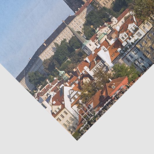 チェコ共和国の旧市街とプラハ城の眺め 薄葉紙 (詳細)