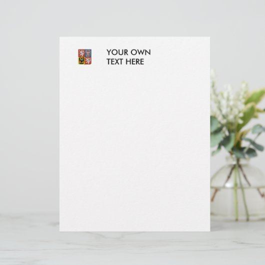 チェコ共和国の紋章 (スタンド正面)