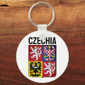 チェコ共和国の紋章 キーホルダー (正面)