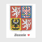 チェコ共和国の紋章 シール (シート)