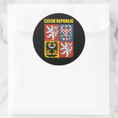 チェコ共和国の紋章 ラウンドシール (バッグ)