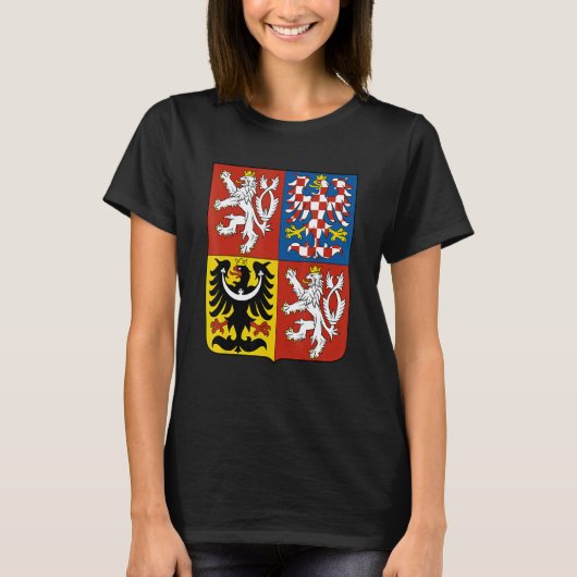 チェコ共和国の記号2 Tシャツ (正面)