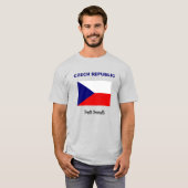 チェコ共和国は真理が優勢である Tシャツ (正面フル)
