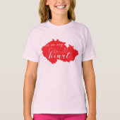 チェコ共和国は私のハート Tシャツ (正面)