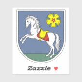 チェコ共和国オストラヴァの紋章 シール (シート)