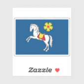 チェコ共和国オストラヴァ国旗 シール (シート)