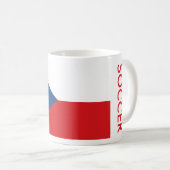チェコ共和国サッカー コーヒーマグカップ (正面右)