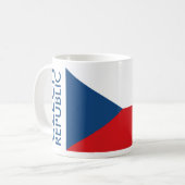 チェコ共和国サッカー コーヒーマグカップ (正面左)