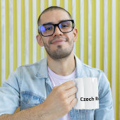 チェコ共和国サッカー コーヒーマグカップ