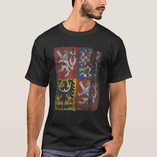 チェコ共和国シンボル チェコ国旗 Tシャツ (正面)