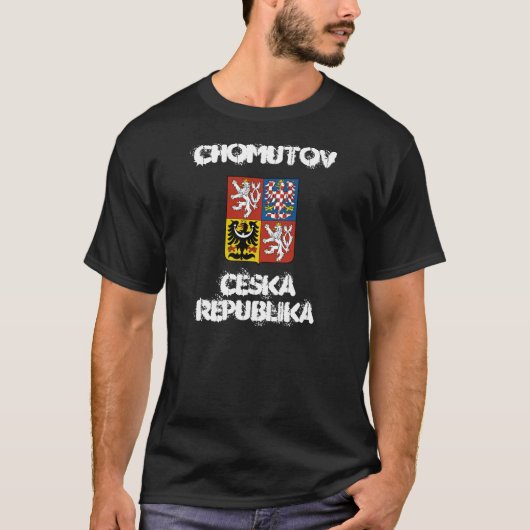 チェコ共和国チョムトフの紋章 Tシャツ (正面)