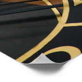 チェコ共和国プラハの天文時計 ポスター (角)