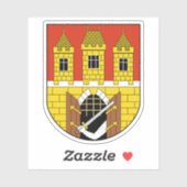 チェコ共和国プラハの小さなコート シール (シート)