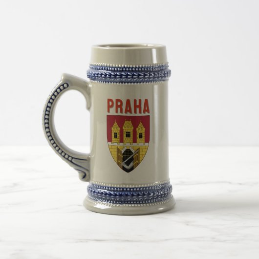 チェコ共和国プラハの紋章 ビールジョッキ (左)