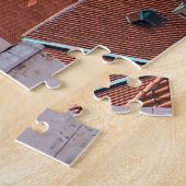 チェコ共和国プラハの聖ニコラス教会と屋根 ジグソーパズル (側面)